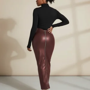 Jupe Crayon Fermeture Eclair Derriere