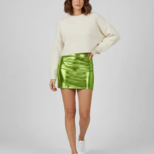 Jupe Crayon Vert Brillante Sexy