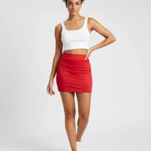 Jupe Crayon Rouge Mini Chic