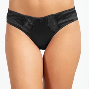 Culotte en soie, Noir