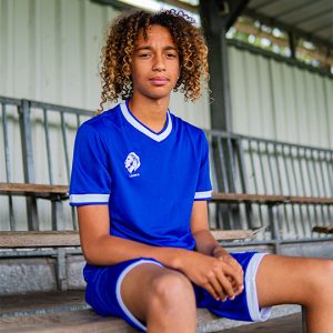 Maillot Classic Bleu/Blanc Enfant