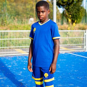Maillot Classic Bleu/Jaune Enfant