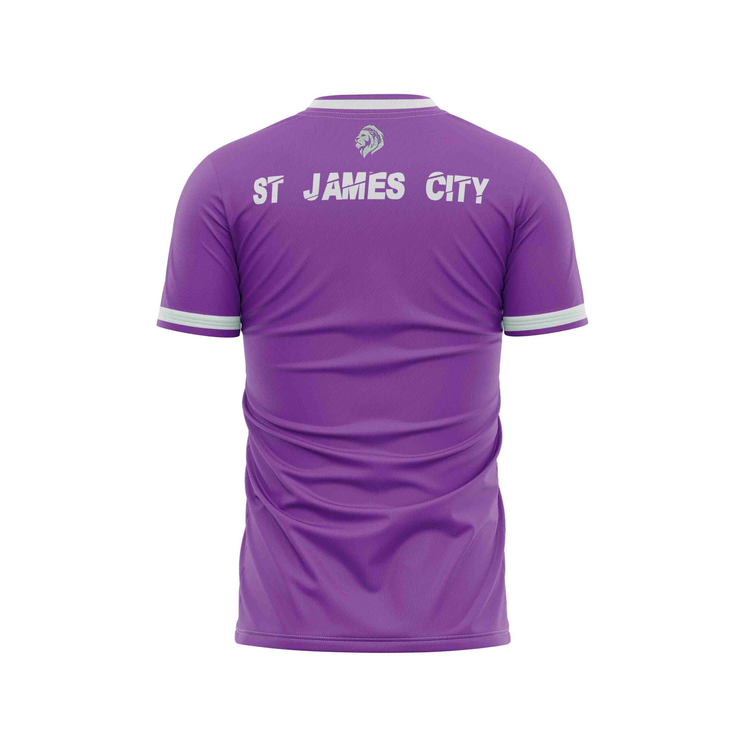 Maillot Classic Violet/Blanc Saint James City Enfant