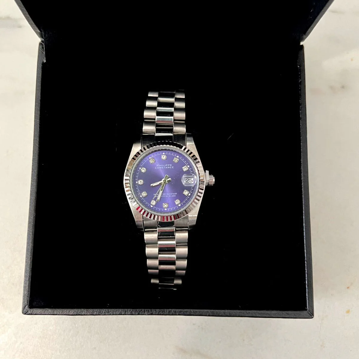Montre Etanche – 30 mm – bracelet acier inoxydable