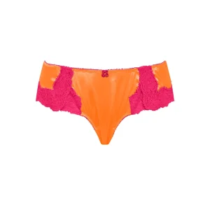 Brésilien en soie, Carrot - Raspberry